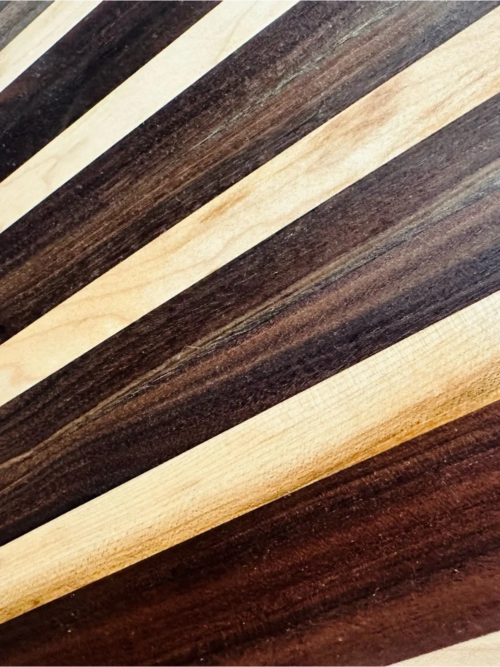 Black Walnut & Maple Wood Cutting Board-Handmade